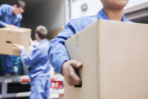 Commercial moving team planning a business relocation in Walthamstow