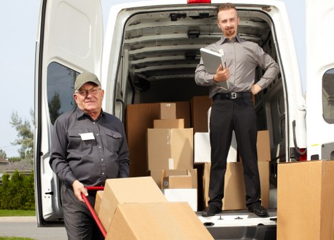 Local man and van team helping with a flat move in Walthamstow
