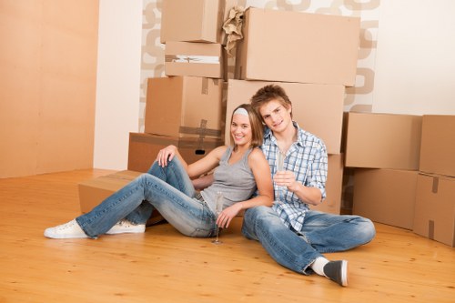 Professional movers helping with a residential move in Walthamstow