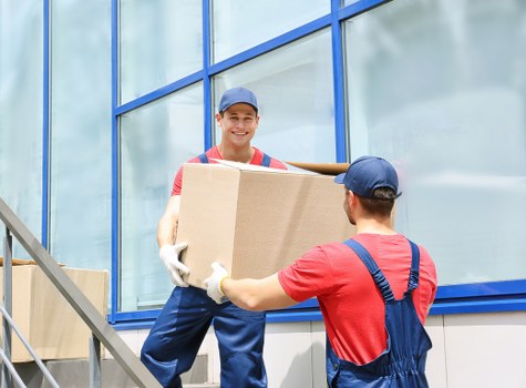 Furniture collection team helping with bulky item removal in Walthamstow