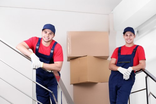 Local movers preparing belongings for a property move in Walthamstow