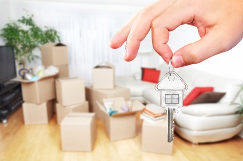 Local removal team handling a move in Walthamstow