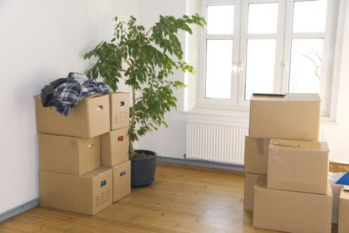 Business premises being set up after a commercial move in Walthamstow