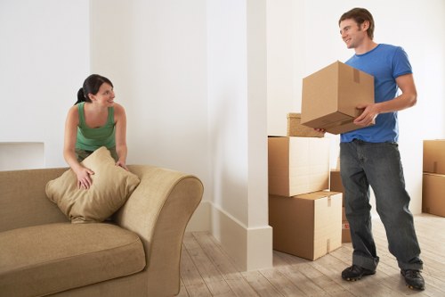 Commercial removals setup for a Walthamstow business move