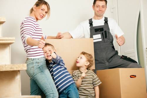 Local removals team navigating office access and parking challenges in Walthamstow